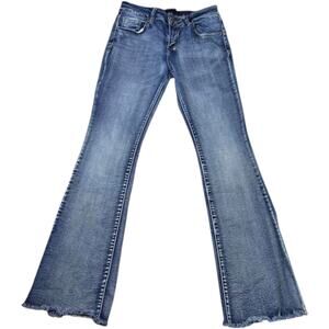Fire & Rain Denim Women’s Jeans Size 9 Mid Wash Flare Denim Pants